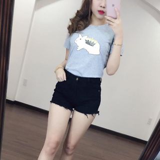 Áo thỏ vương miện in