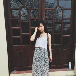 Quần voan ống rộng hạ nhiệt qc