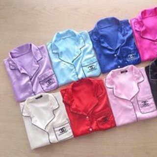 Set chanel quần dài thêu