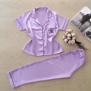 Set chanel quần dài thêu