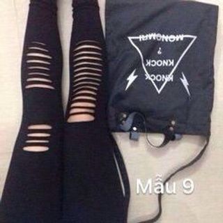Quần thun ôm nữ quần legging cực co giãn