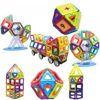 Bộ xếp hình nam châm smartkids 169 miếng ghép