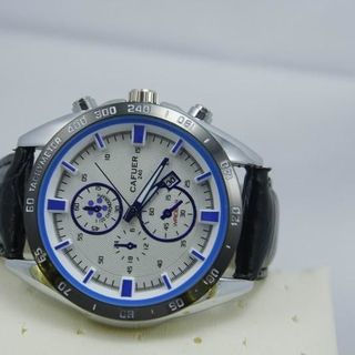 Đồng hồ cafuer dây da đen