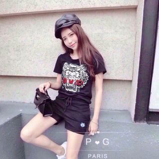 Đồ bộ kenzo logo thêu
