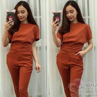 7662 set áo cánh dơi quần dài