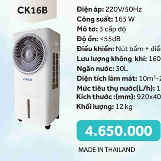 Máy làm mát chika- ck16bthailan