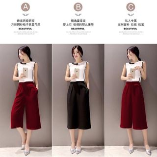 Set bộ áo phối viền - d01