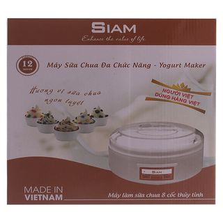Máy làm sữa chua 8 cốc thủy tinh siam