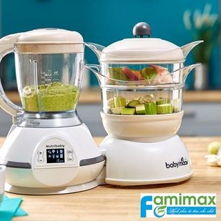Máy tiệt trùng ủ ấm xay thức ăn babymoov 5 in 1 nutribaby - france