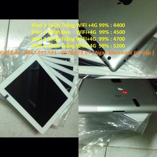 Ipad 3 4 16gb 32gb wifi4g likenew 99 gía cực cạnh tranh mercedez gò vấp