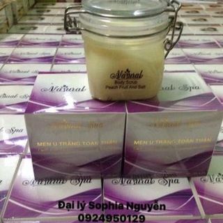 Men ủ trắng da natural spa