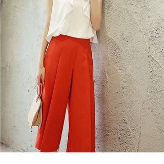 Sét bộ áo bèo quần ống rộng siêu xinh