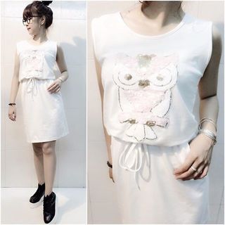 Đầm thun hàng qchau đính kim sa form hàng cực chuẩn như hình