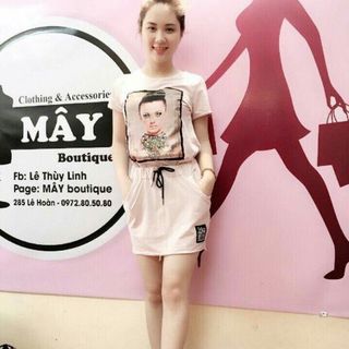 Set thun cotton in nhiệt dày dặn mịn đẹp