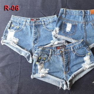 R-06 các kiểu quần short jean nữ đẹp