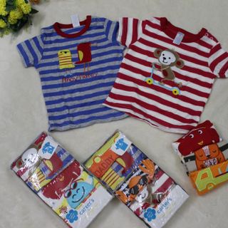 Áo vĩ bé sơ sinh 3m-24m vĩ 5 cái hàng quảng châu loại vải dày dặn giá sỉ