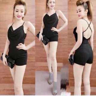 Jum short cổ đỗ chéo lưng pnl