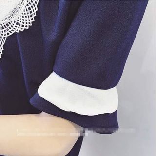 Đầm suông phối ren hàng quảng châu mịn đẹp
