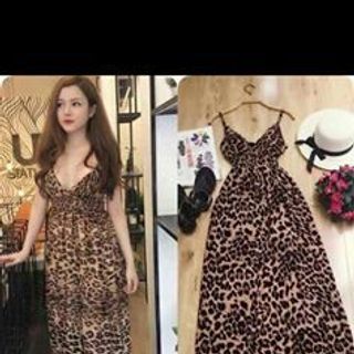 Maxi beo 2 dây chất voan mịn đẹp giá sỉ