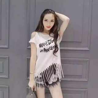 Áo kiểu tua rua