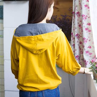áo hoodie nữ thái lan năng động - vàng