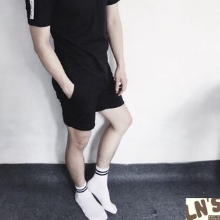S-1038 áo thun nam màu trắng dope