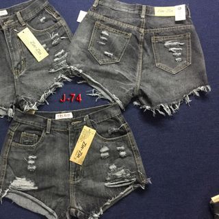 Quần short jean rách nữ