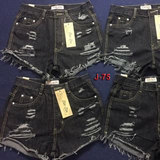 Quần short jean rách nữ