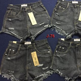 Quần short jean rách nữ