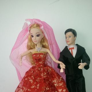Búp bê cô dâu chú rể cho bé