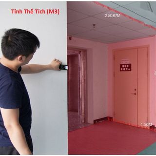 Thước đo khoảng cách bằng tia laser sndway phạm vi đo 60m sw-m60
