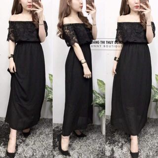 Đầm chất maxi