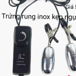 Trứng rung inox 2 đầu