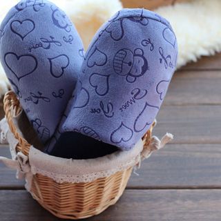 Dép bông đi trong nhà đế chống thấm nước