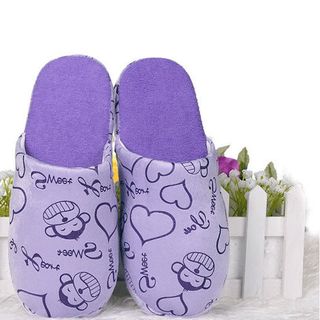 Dép bông đi trong nhà đế chống thấm nước