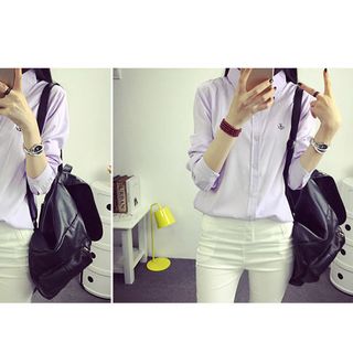 Áo sơ mi cổ bẻ nữ