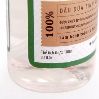 Dầu dừa tinh khiết milaganics 100ml