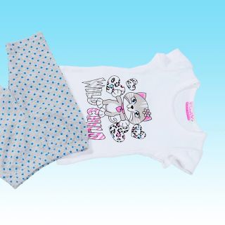 Bộ đồ bé gái in hình cực dễ thương eb06