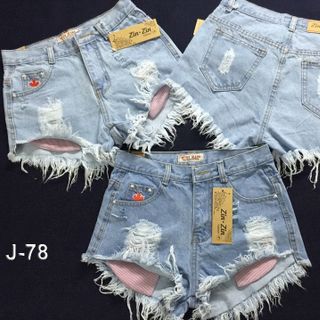 Quần short jean nữ phong cách hè 2016 năng động
