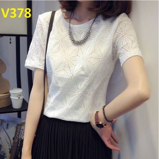 áo kiểu nữ - áo ren - size m lxl