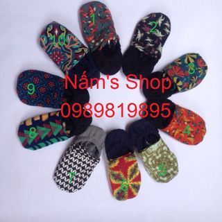 Giày nỉ hình người lớn