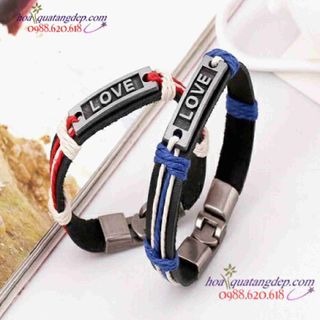 Vòng da đôi chữ love