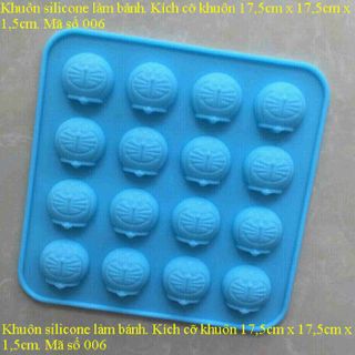 »»khuôn silicone 16 đôrêmon
»»ms006 giá sỉ 35k /khuôn
»»dùng để chạy nước đáđổ thạch rau câu làm bánh đổ sôcôla kẹo dẻo 
»»kích thước khuôn 175cm x 175cm x 15cm
chất liệu silicone dẻo »»chịu nhiệt cao độ bền cao giá sỉ