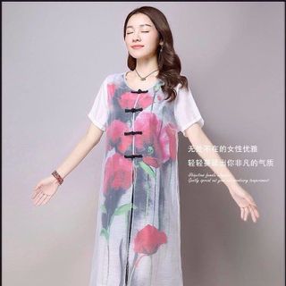 Set đầm áo nút tàu