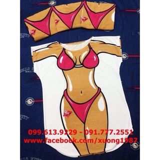 Áo phong bikini 3d hàng độc