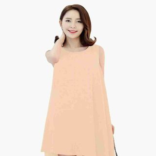 Đầm voan oversize
