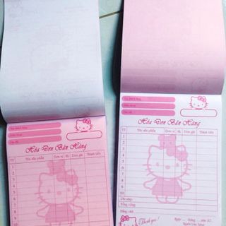 Hóa đơn kitty cực cute - liên