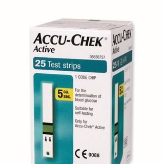 Que thử đường huyết accu chek active 25 que/ hộp