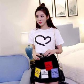 Sét bộ váy áo trái tim