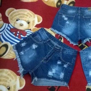 Quần short jean cotton